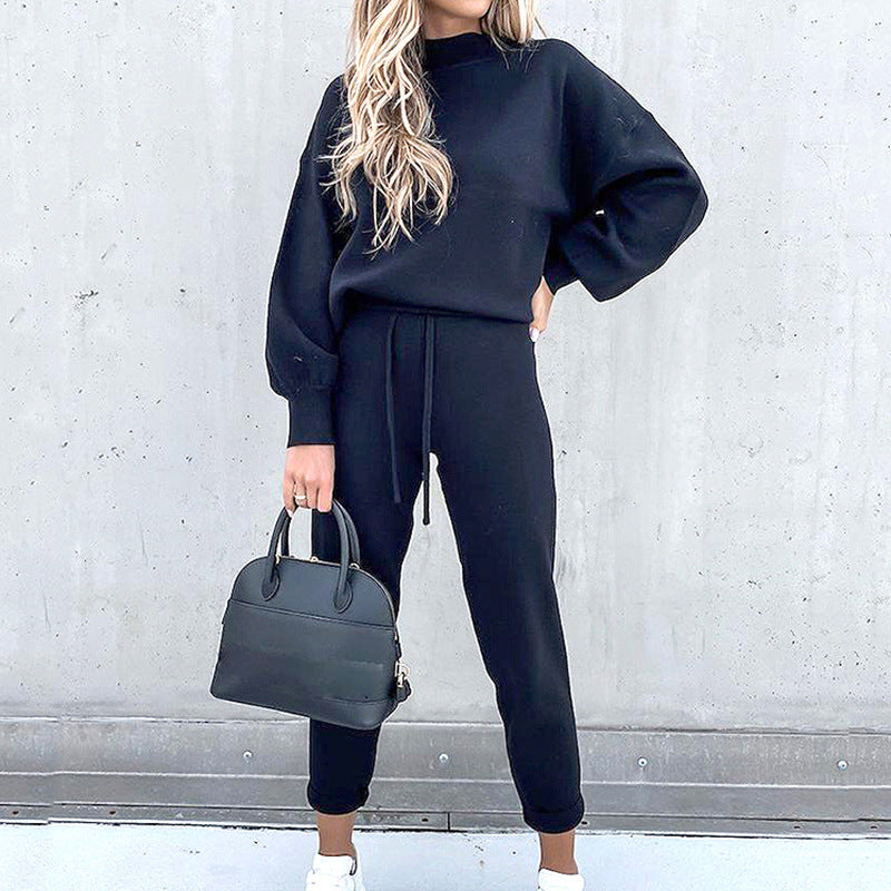 Conjunto de dos piezas suave para mujer de uso doméstico