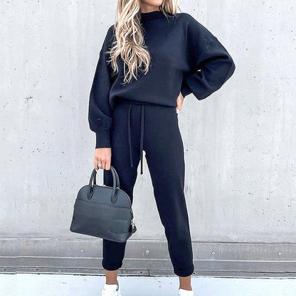 Conjunto de dos piezas suave para mujer de uso doméstico