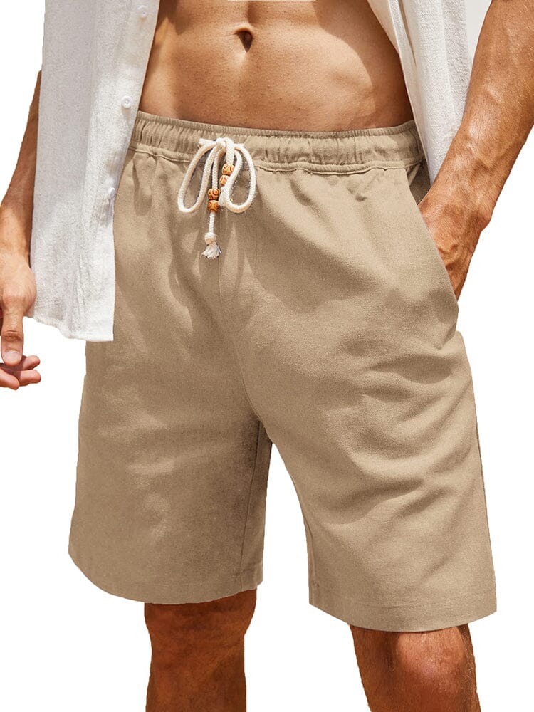 Shorts casuales de lino