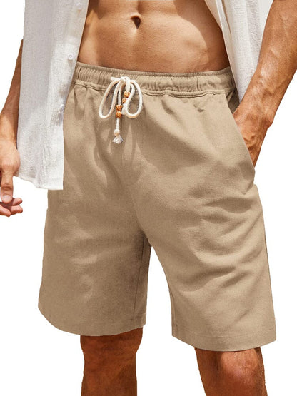 Shorts casuales de lino