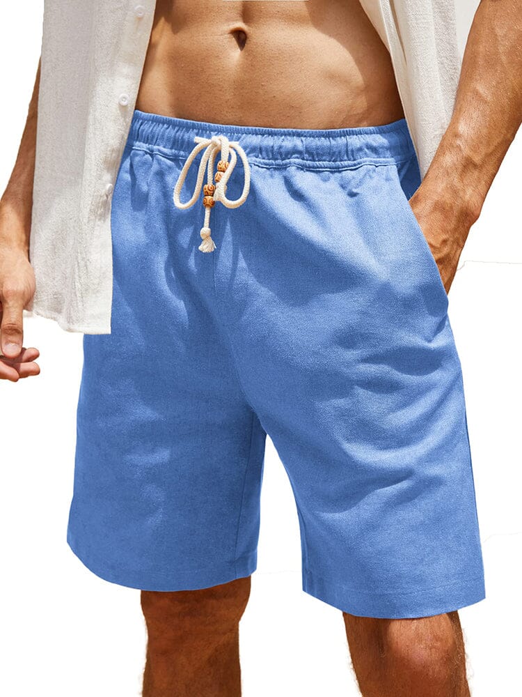 Shorts casuales de lino