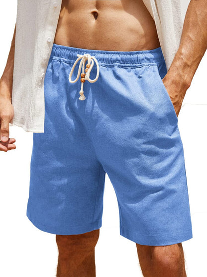 Shorts casuales de lino