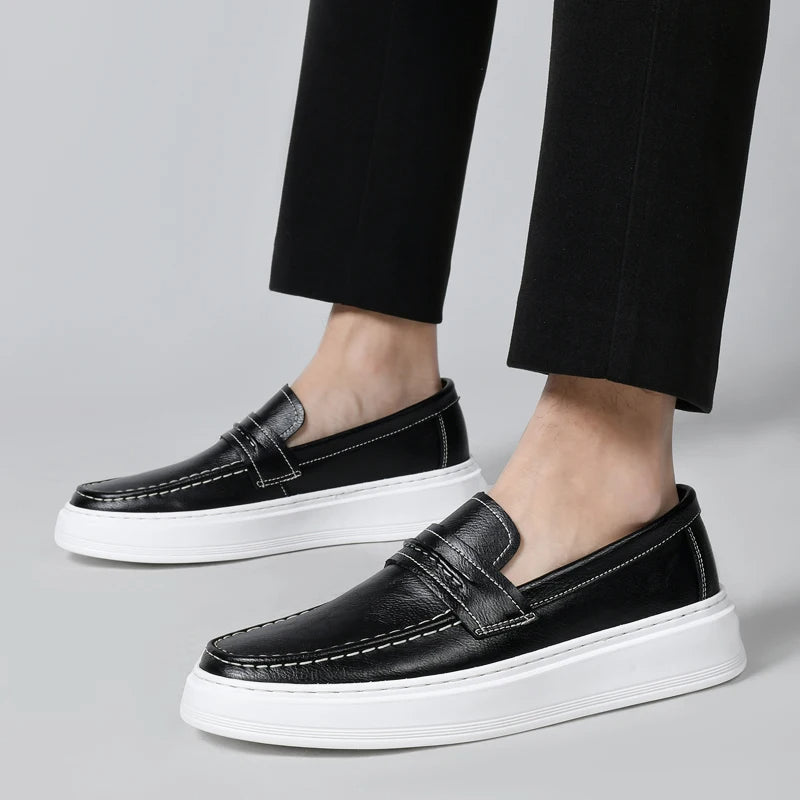 Zapatos náuticos de piel