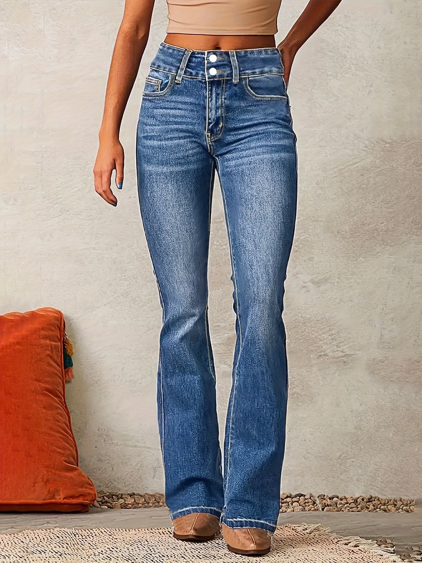 Jeans de mujer de talle alto