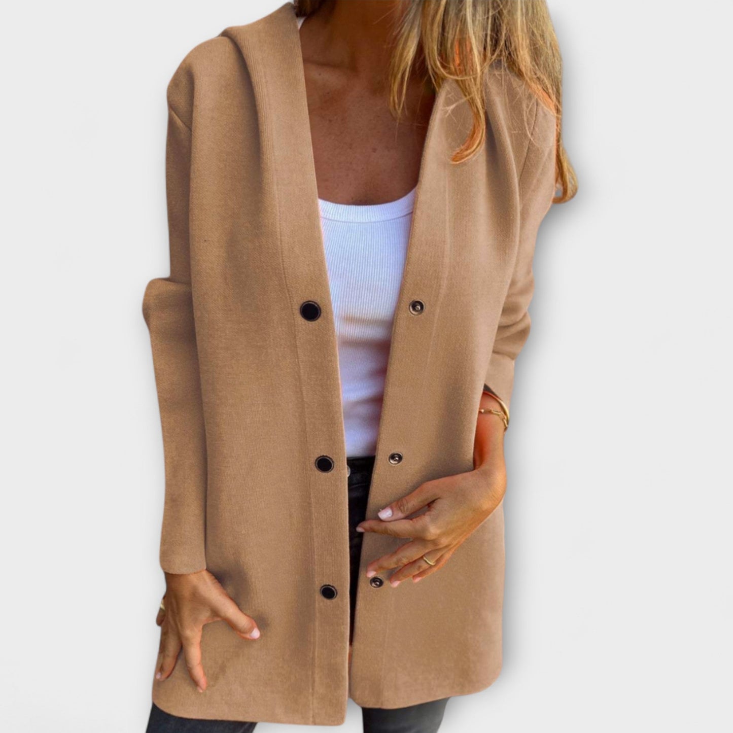 Chaqueta con capucha casual