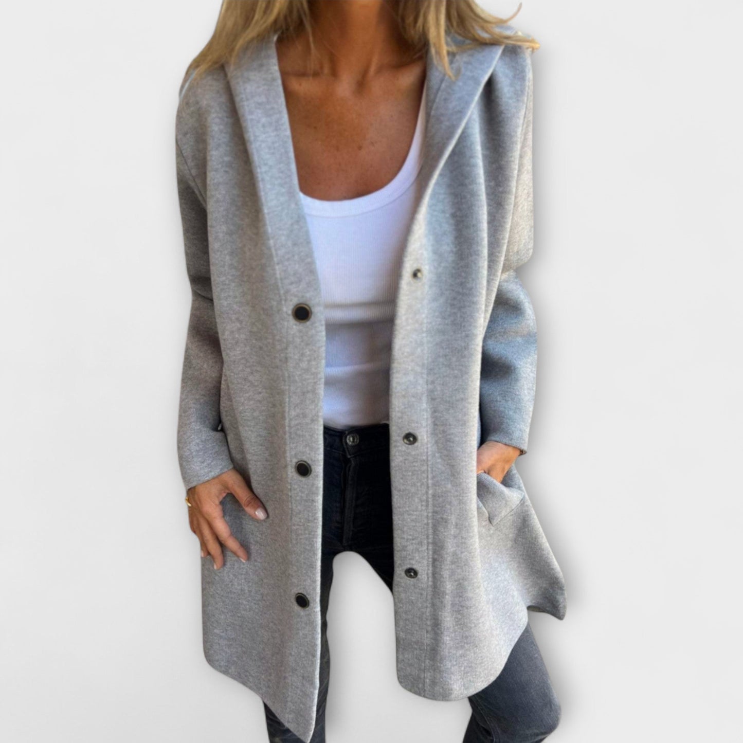 Chaqueta con capucha casual