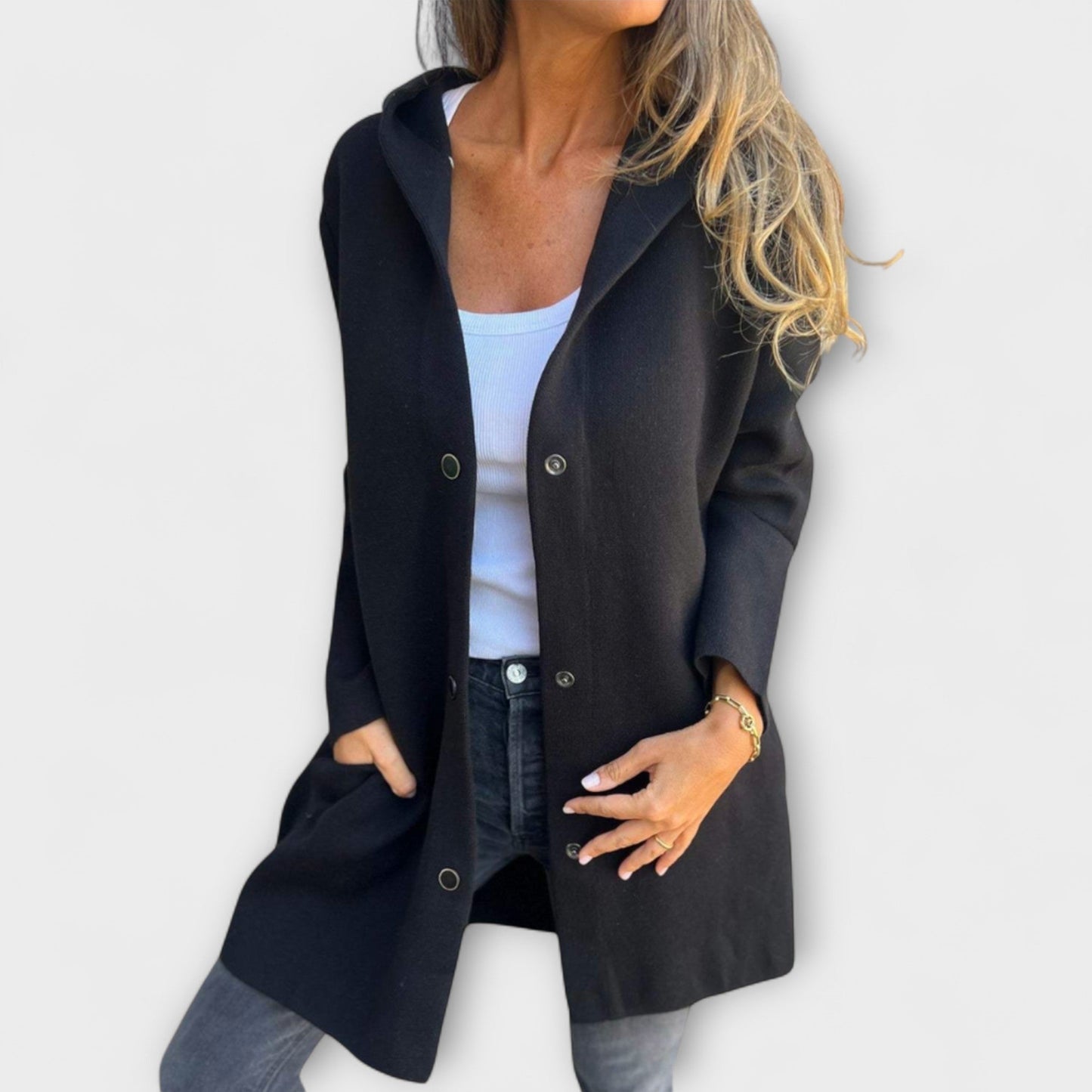 Chaqueta con capucha casual