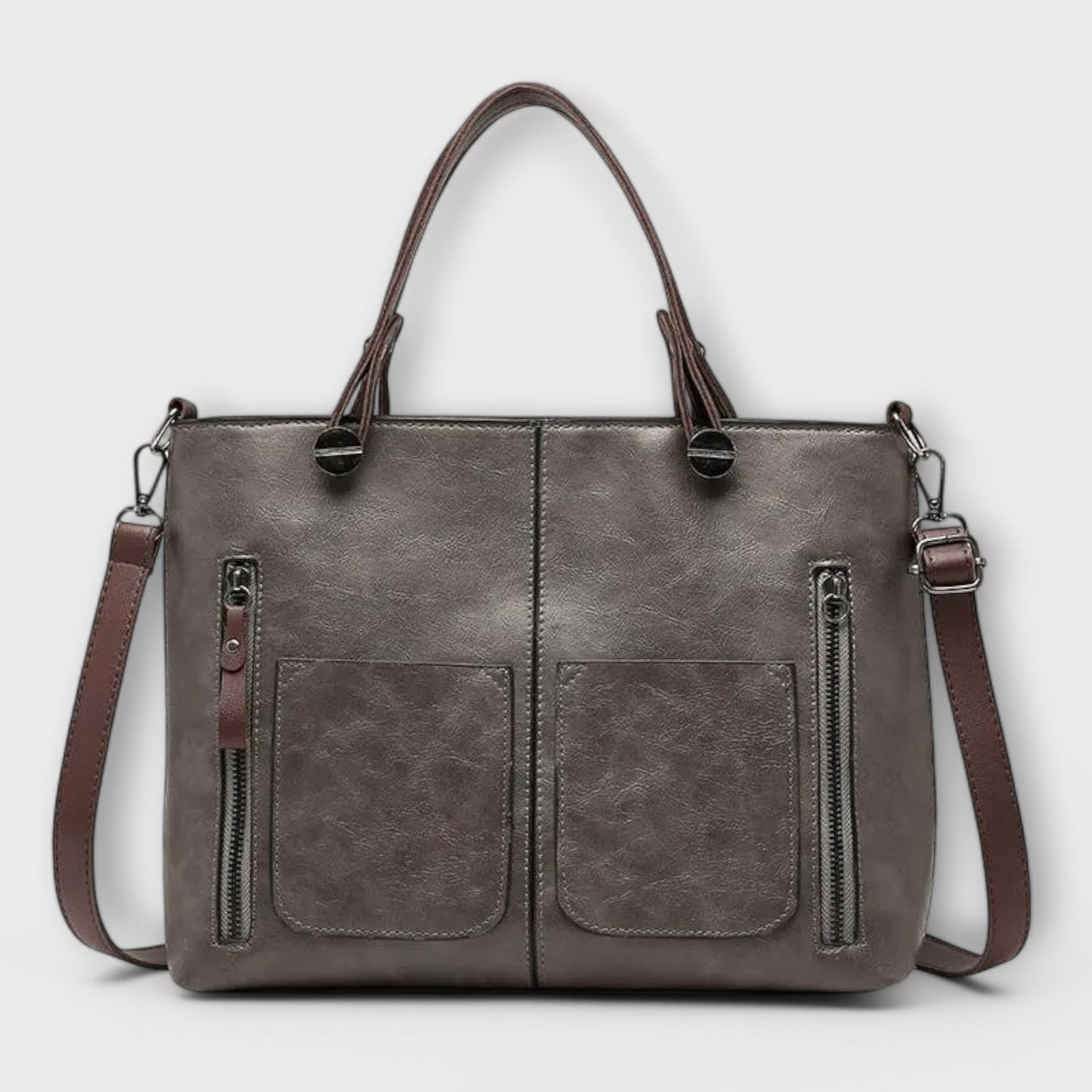 Elegante bolso de cuero