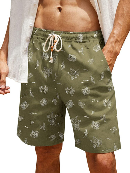 Pantalones cortos de lino