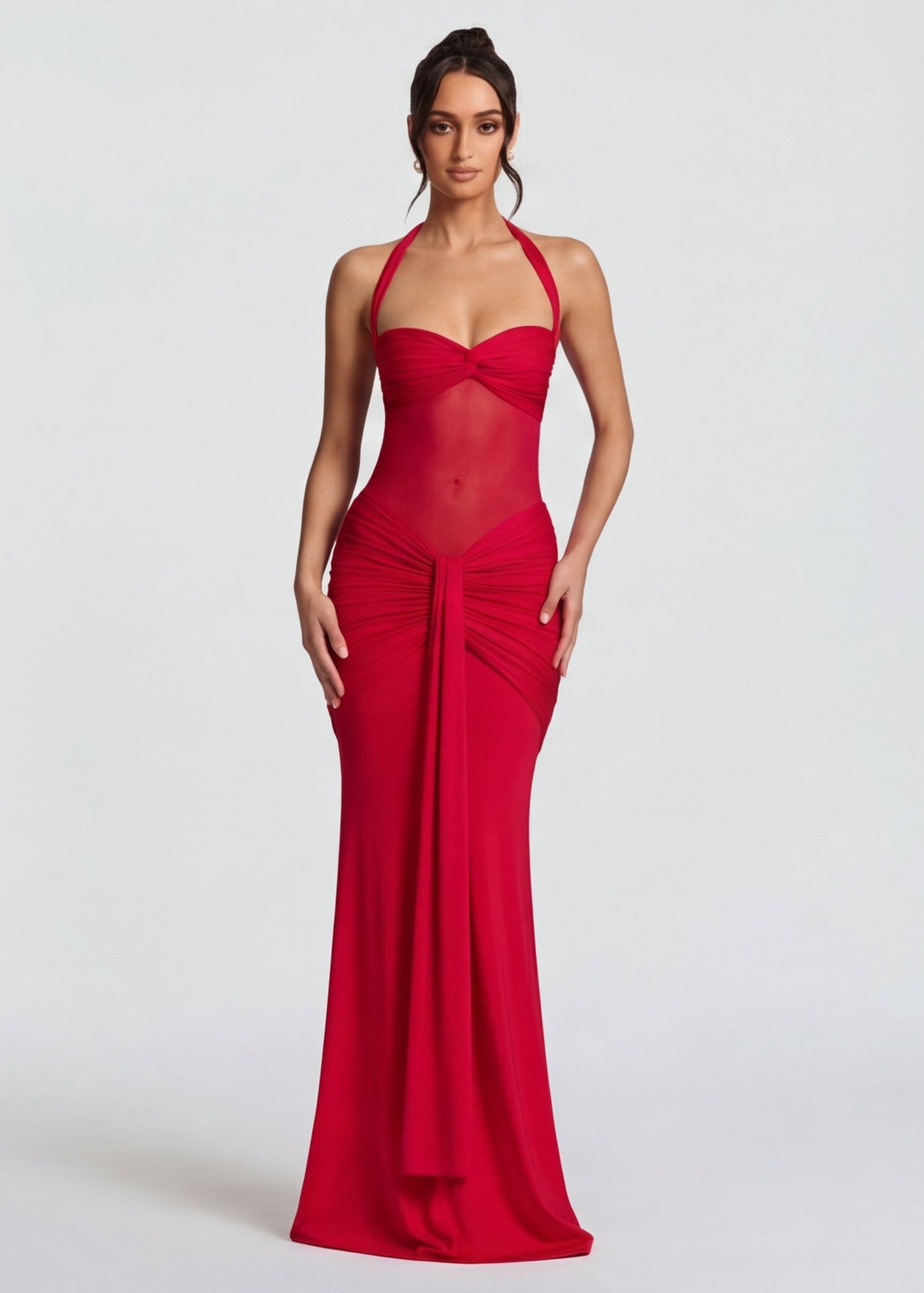 ARIA | Siren Vestido de gala con silueta de reloj de arena
