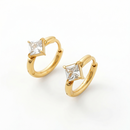 Aros de diamantes