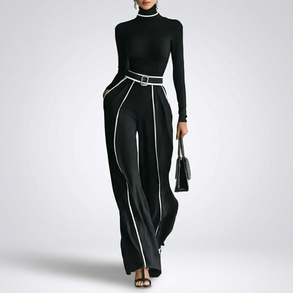 Conjunto negro y cinturón