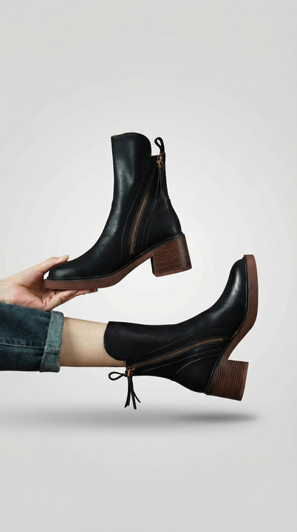 Botines de cuero