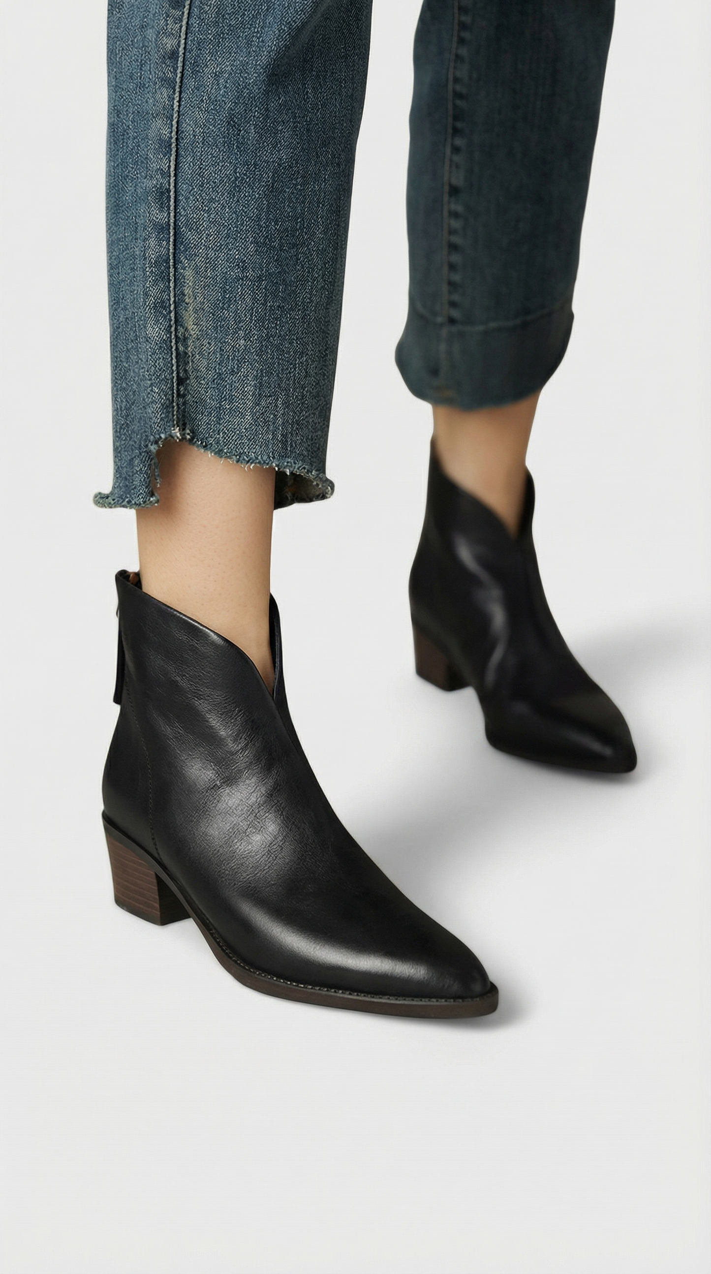 Botines Elegantes con Tacón Ancho