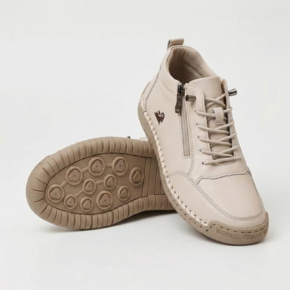 Flora Zapatos ortopédicos cómodos con cremallera