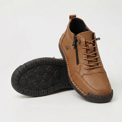 Flora Zapatos ortopédicos cómodos con cremallera