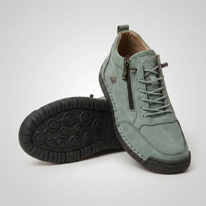 Flora Zapatos ortopédicos cómodos con cremallera
