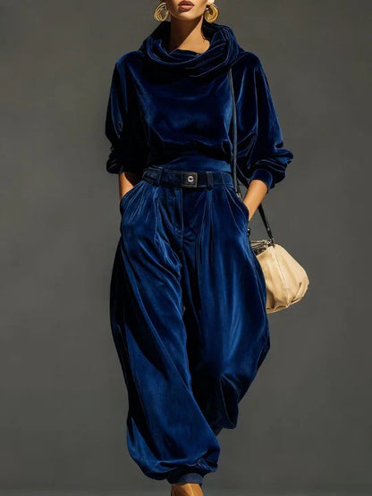Alma – Conjunto de terciopelo vintage