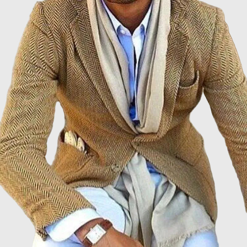 Emilio | Blazer de lana vintage con solapa clásica