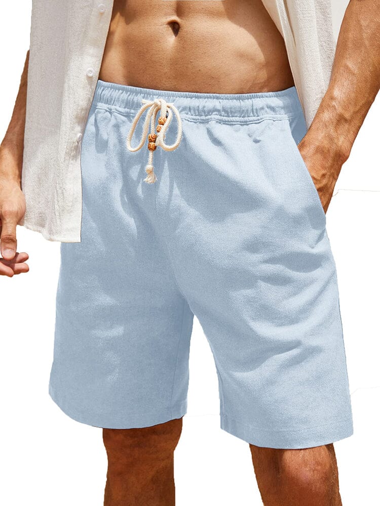 Shorts casuales de lino