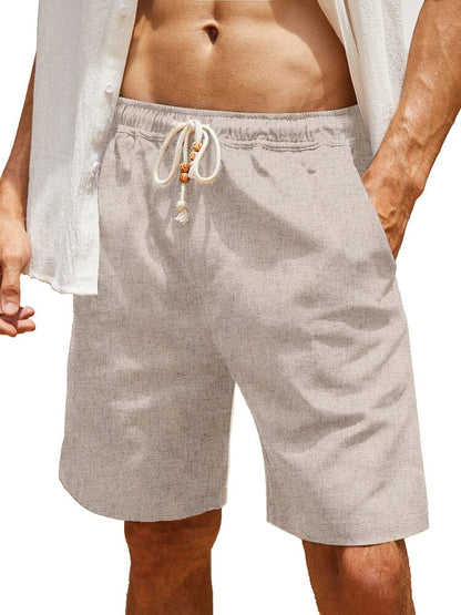 Shorts casuales de lino
