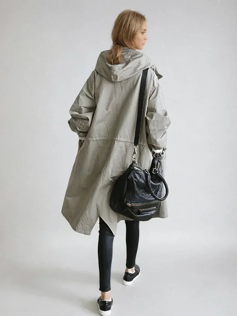 Abrigo impermeable para mujer con estilo