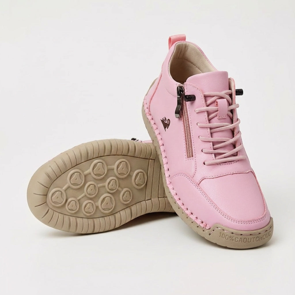 Flora Zapatos ortopédicos cómodos con cremallera