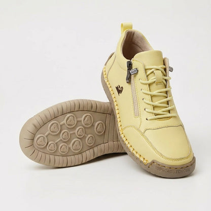Flora Zapatos ortopédicos cómodos con cremallera