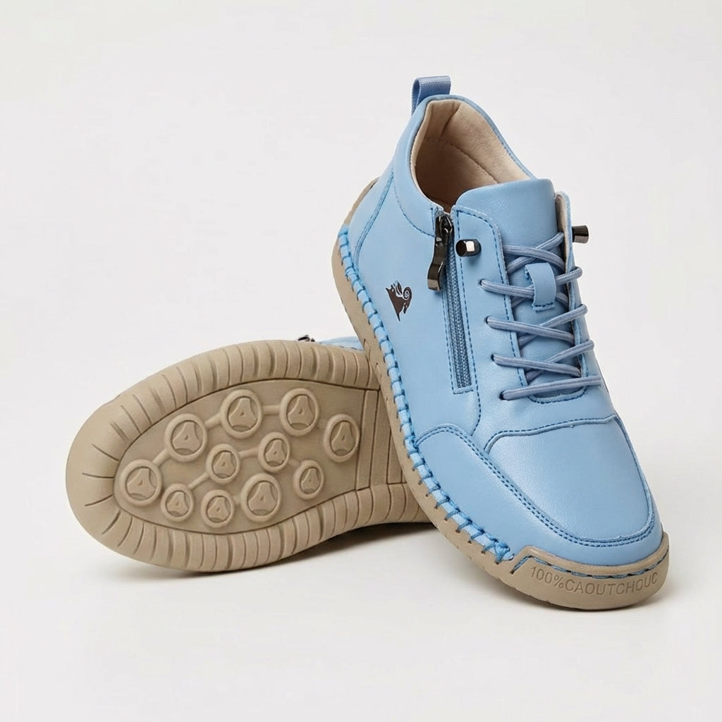 Flora Zapatos ortopédicos cómodos con cremallera