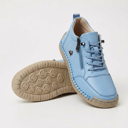 Flora Zapatos ortopédicos cómodos con cremallera
