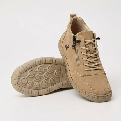 Flora Zapatos ortopédicos cómodos con cremallera