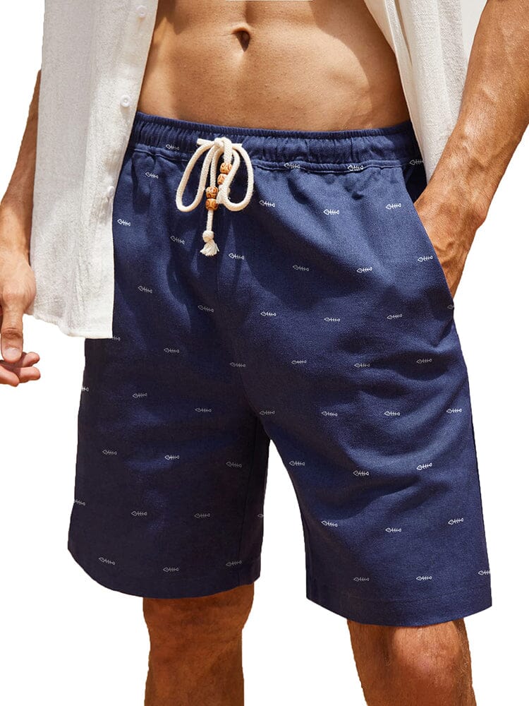 Pantalones cortos de lino