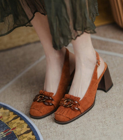 Tacones de ante Amelia