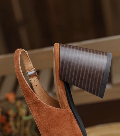 Tacones de ante Amelia