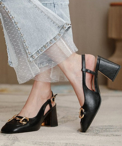 Agnes Tacones gruesos de estilo vintage
