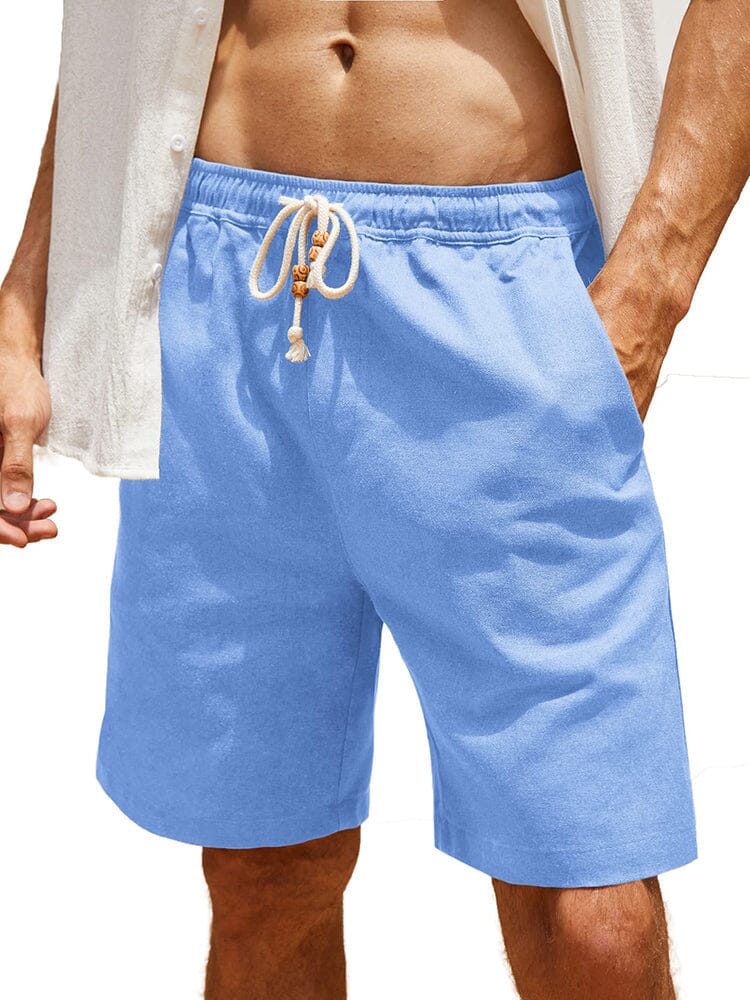 Shorts casuales de lino