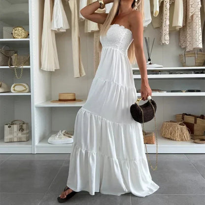 Vestido largo estilo bohemio