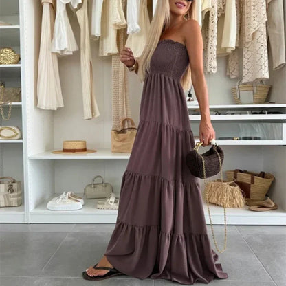 Vestido largo estilo bohemio
