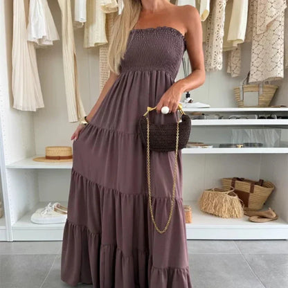 Vestido largo estilo bohemio