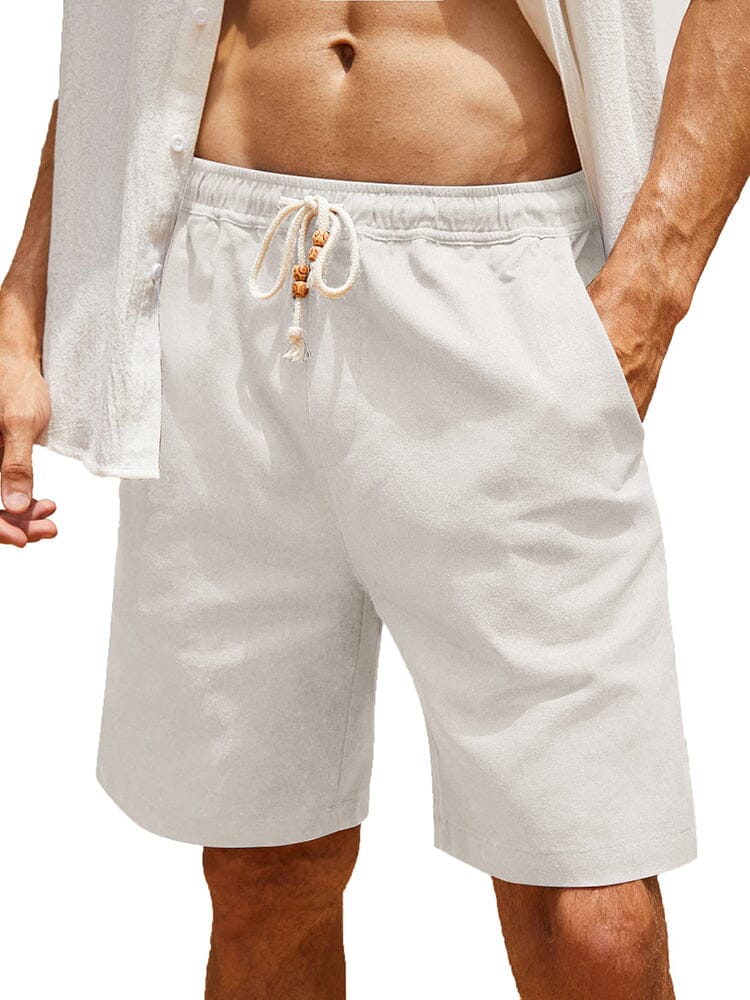 Shorts casuales de lino