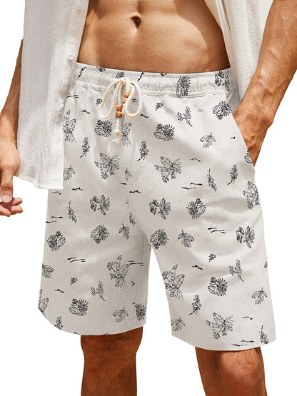 Pantalones cortos de lino