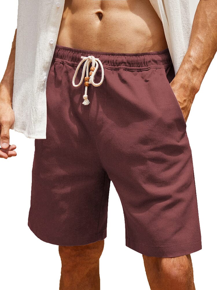 Shorts casuales de lino