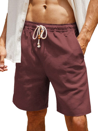 Shorts casuales de lino