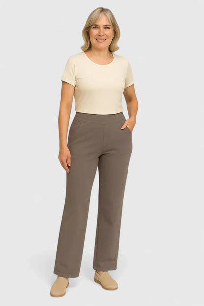 Pantalones con cintura elástica