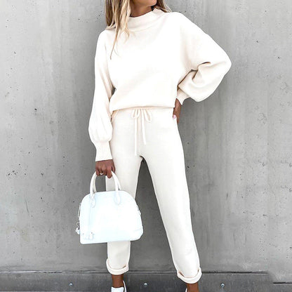 Conjunto de dos piezas suave para mujer de uso doméstico