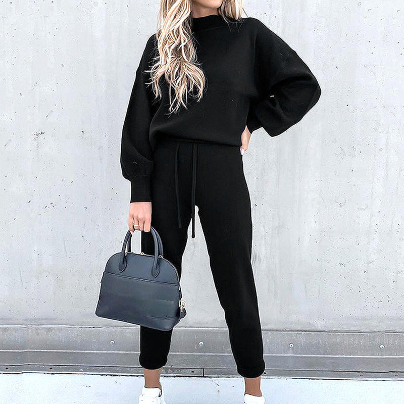 Conjunto de dos piezas suave para mujer de uso doméstico